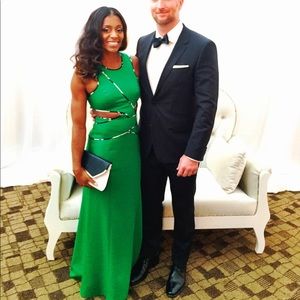 BCBGMAXAZRIA Green dress